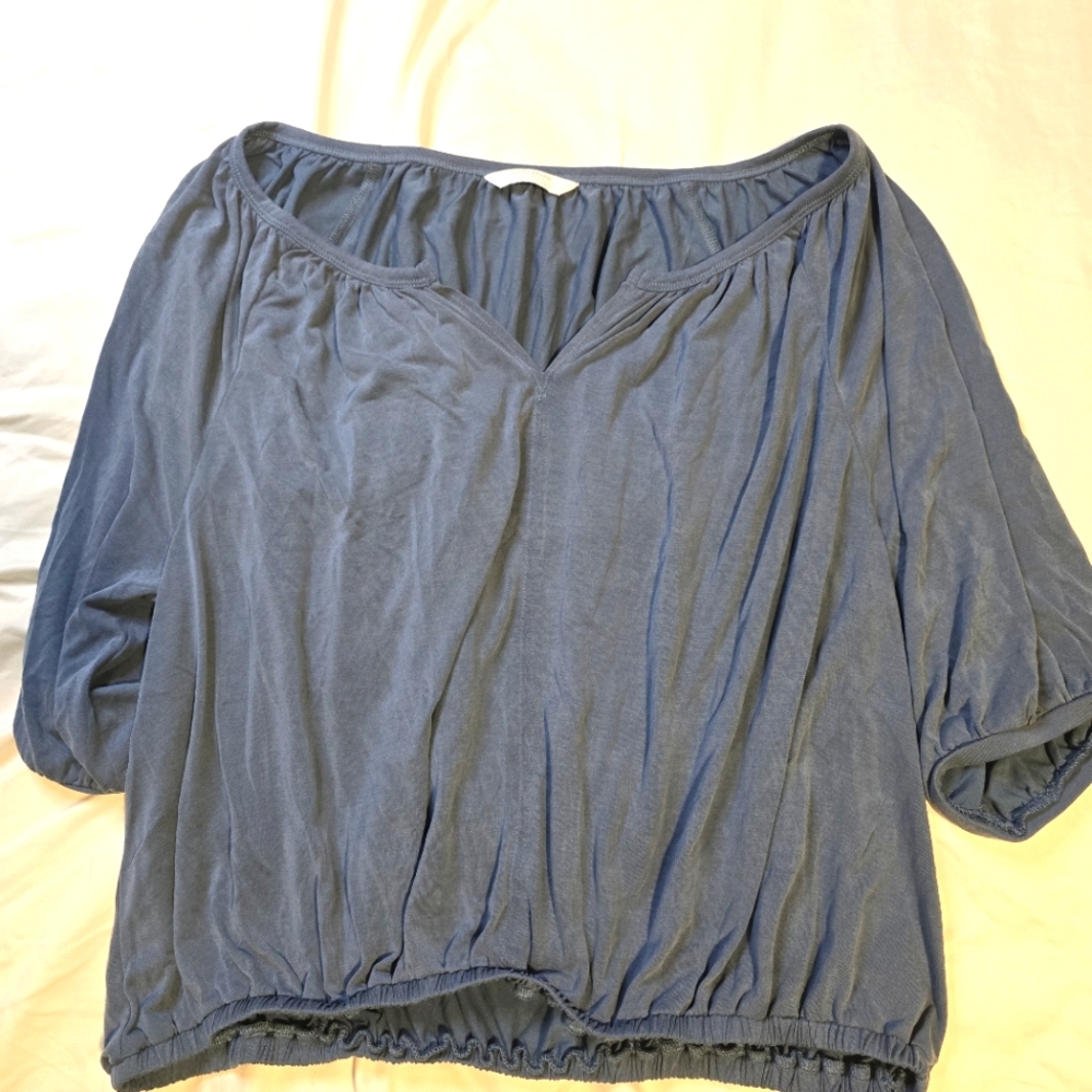 Lucky Brand Puff Sleeve Blouse